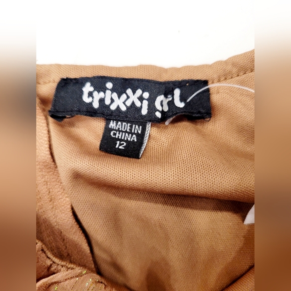 Trixxi Girl Tan Dress - Picture 5 of 6